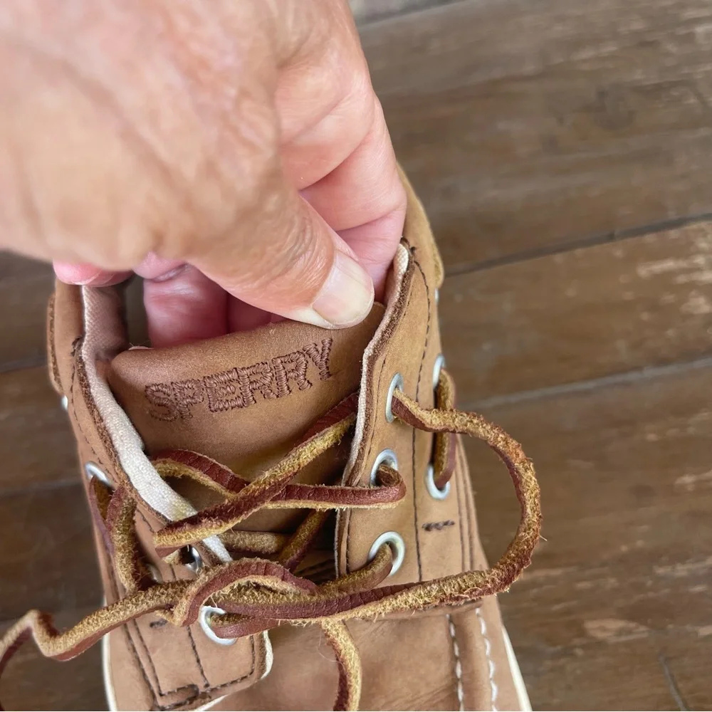 Boys Size 13 Sperry Shoes Brown Leather‎ Boat Shoes sb3